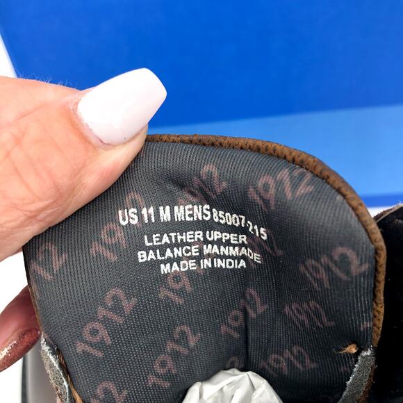 NUNN BUSH Men's 1912 Plain Toe Boots Size 11M Brown Leather NIB - Picture 9 of 9